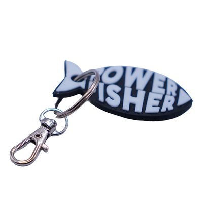 Porte Clé PowerFisher NOIR/BLANC (Imprimé en 3d)